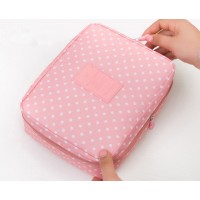 多功能防水收納袋 - 粉紅波點